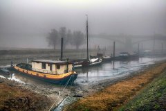 Verdwijnend water | Waal Nijmegen | Foto © Henk Beenen
